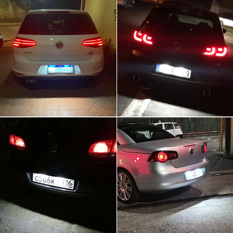 СВЕТОДИОДНЫЕ Лампы Canbus для номерного знака VW Golf 6 VI 5 V GTI MK4 MK5 MK6 Eos Lupo Scirocco Seat Leon Altea