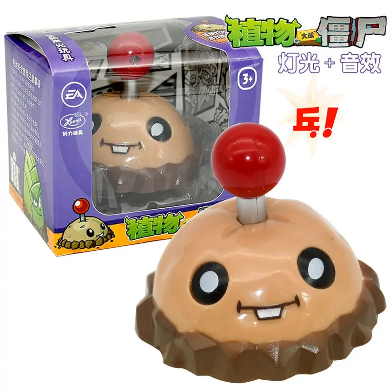 

Plants Vs. Zombies Genuine Toy Boy New Product Electric Sound and Light Potato Mine Toy Sunflower Toy