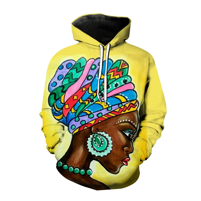 

Autumn Afro Models Face 3D Printed Hoodies Men Women Sweatshirts Streetwear Gothic Tops Oversized Pullover Boys Girls Clothing