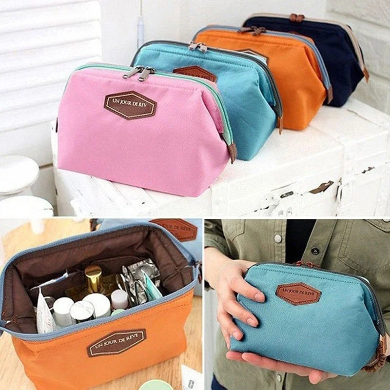 

12 x 16cm Cotton Multifunction Makeup Organizer Bag Women Cosmetic Bags Necessery Box Travel Bag Handbag wash kits