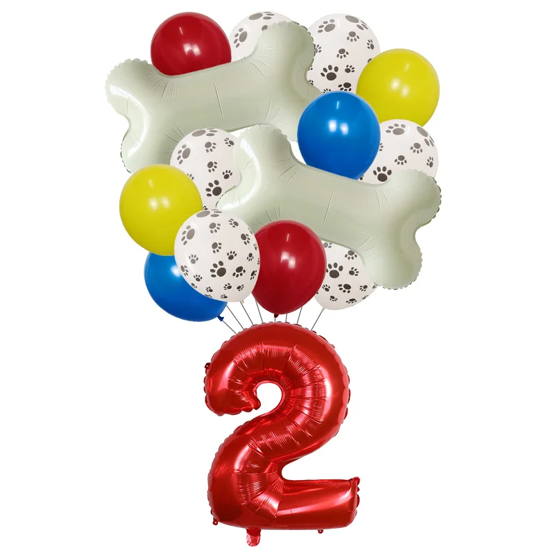 Гелиевые воздушные шары из фольги Let's Paw украшения для первого детского дня