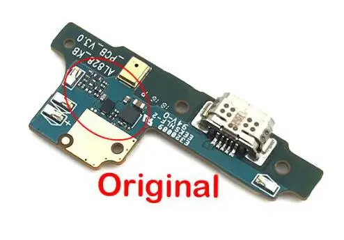 usb-кабель для зарядки, совместимый с huawei Y6 MYA-L41, док-станция, зарядное устройство, соединительная плата, гибкий кабель, замена - Цвет: Original With IC