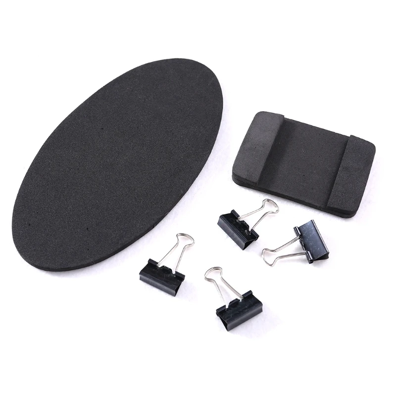 

10pcs Bass Snare Drum Sound Off Mute Silencer Drumming Rubber Practice Pad Set