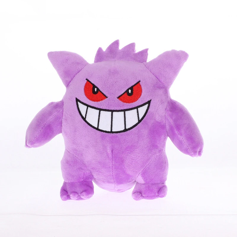 1 шт. животные 18 см Gastly плюшевые игрушки Gengar игрушки куклы милый Gengar меховой шарик-подвеска мягкие игрушки для подарки для детей