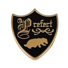 Магический волшебный мир, хуфлепуф, поставив Высший Crest дом гордость значок Талисман из барсучьего меха жесткий эмалированная брошь-кнопка