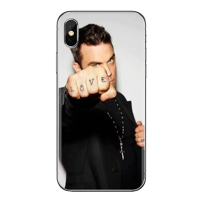 For Huawei Honor 7X V10 6C V9 6A Play 9 Mate 10 Pro Y7 Y5 P8 P10 Lite Plus GR5 2017 TPU Skin Case UK Singer Star Robbie Williams |