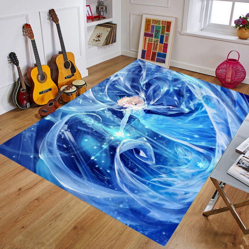 

Baby Playmat DoorMat Frozen Kids Rug Game Mat Carpet Bedroom Kitchen Carpet Indoor Bathroom Mat Children Crawling Mat Gift