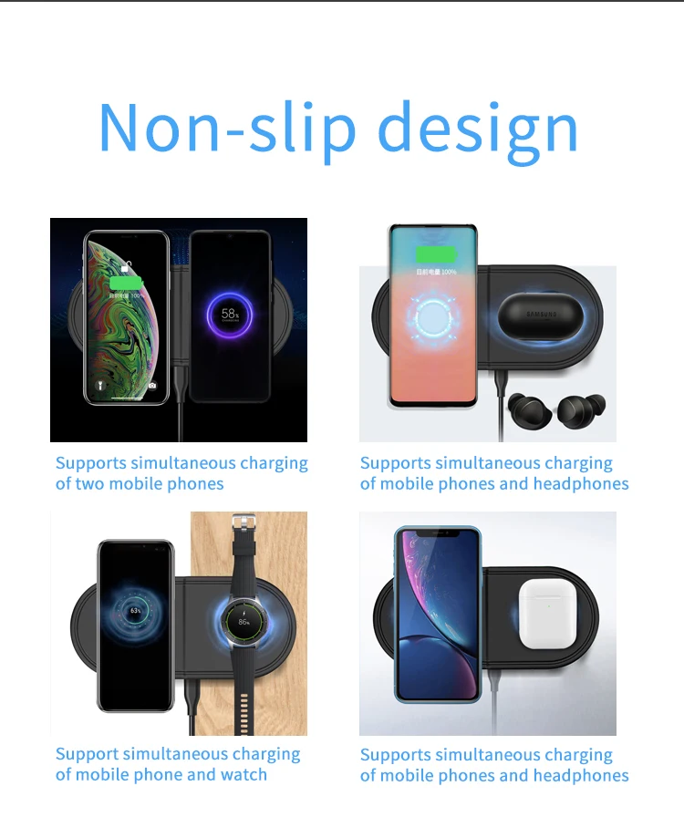 

3in1 10W Wireless Charger Fast Charging Stand For Apple Watch AirPods For IPhone12 Pro Mini ProMax Quick Wireless Charging Pad