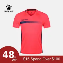 KELME аутентичная футбольная одежда с коротким рукавом на заказ для мужчин соревнования тренировочный костюм Джерси K16Z2003