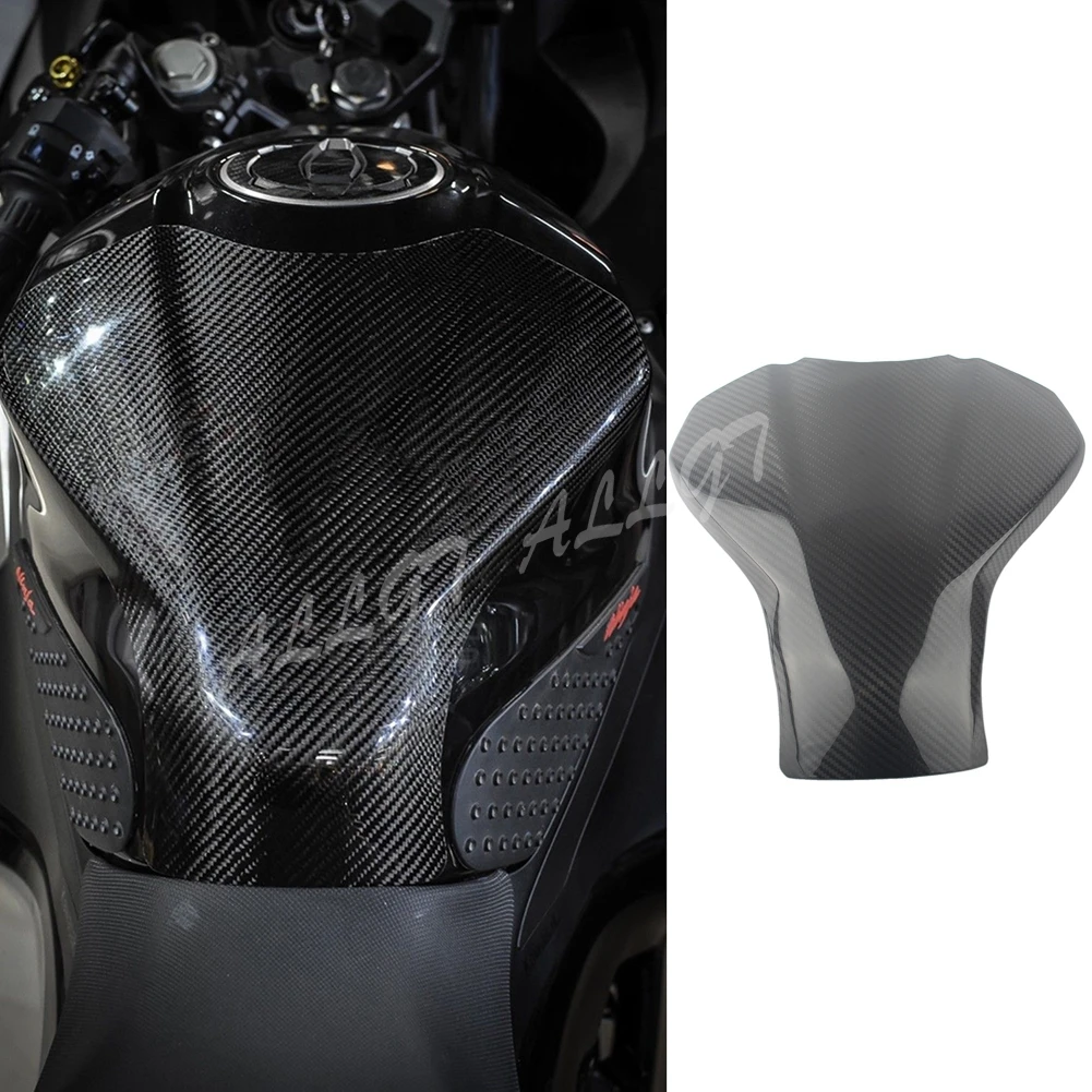 

Carbon Fiber Fuel Gas Tank Protector Cover For Kawasaki Ninja 250/400 2018-2019