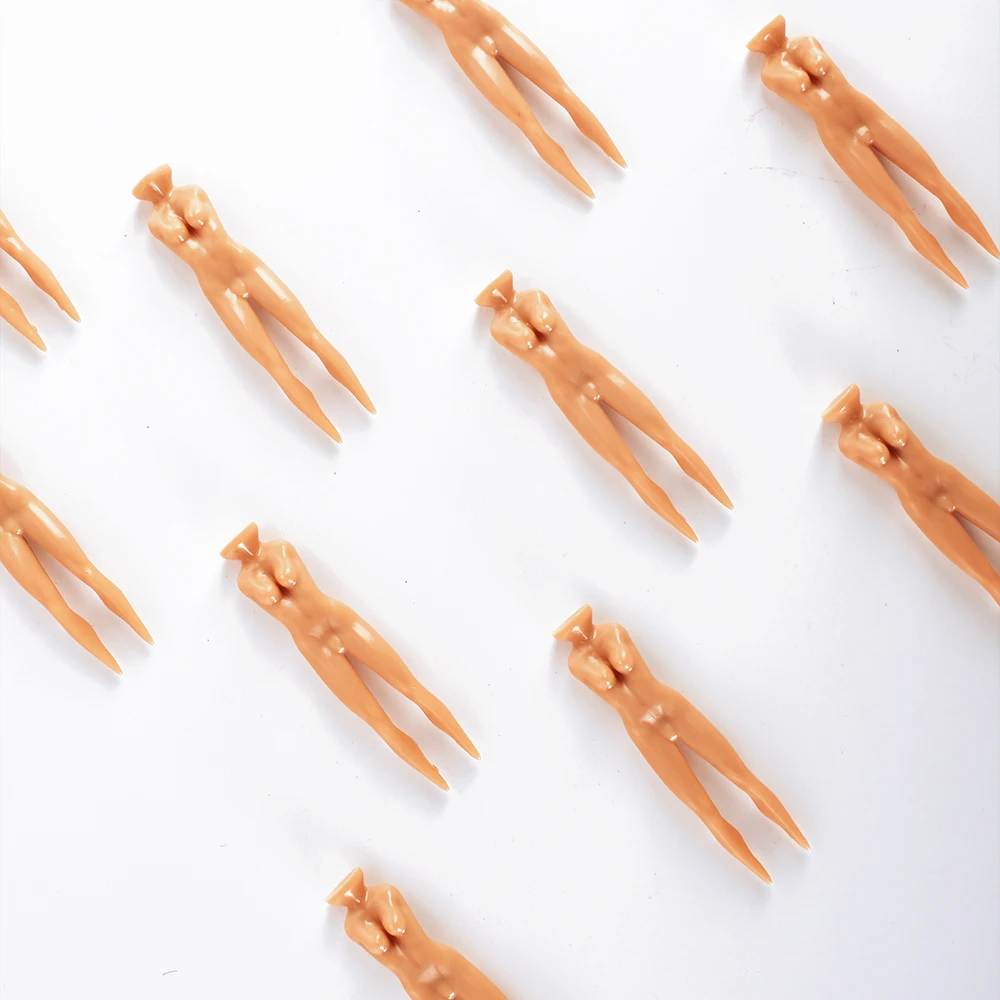 10 шт. новинка футболка для гольфа пластиковая Сексуальная голая красавица шипы