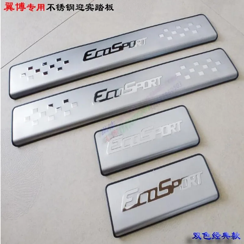 Накладка на порог защитная накладка наклейка для Ford Ecosport 2012-2015 | Автомобили и