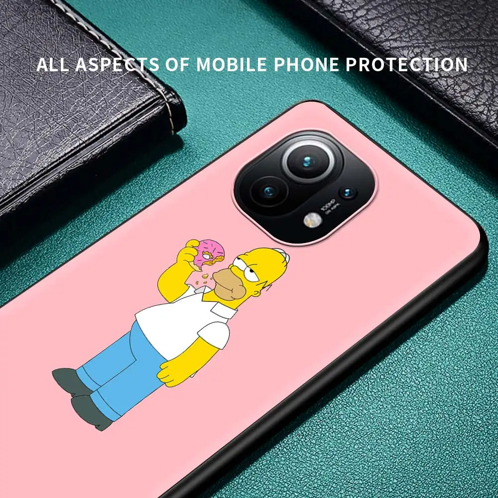 

Funny Bart simpson boys Phone Case for Xiaomi Poco X3 NFC F1 M3 Black Shell For Mi 11 10T Note 10 9 SE Pro 8 Lite 5G Cover