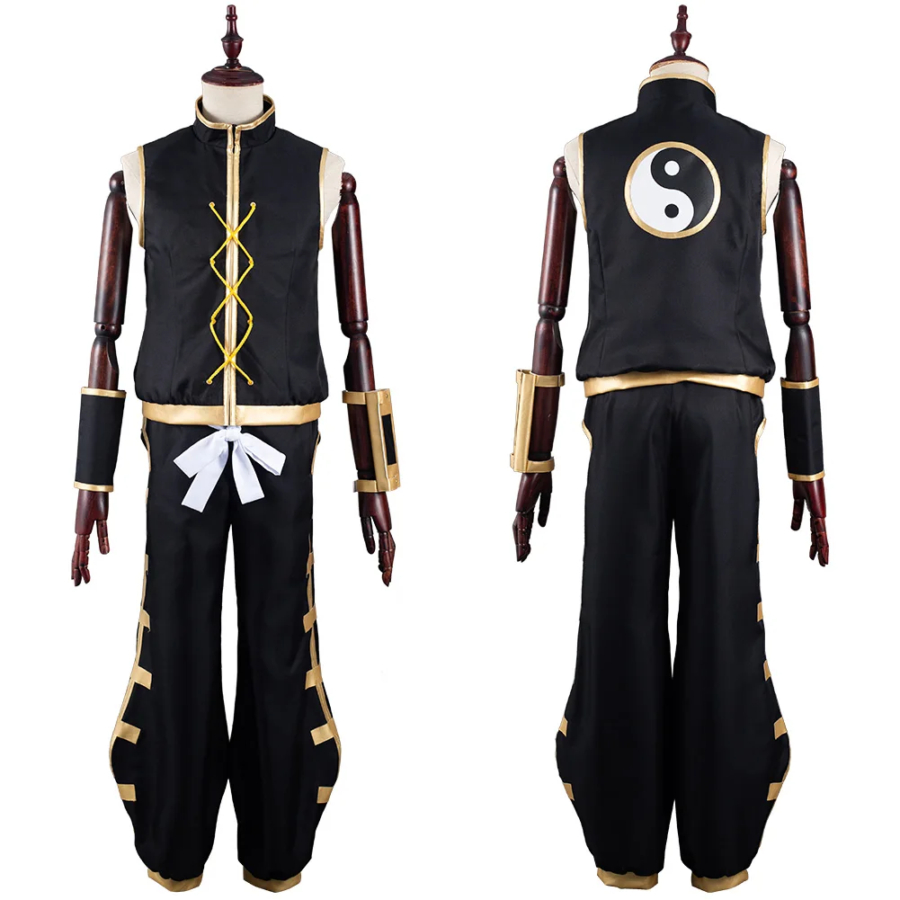

Shaman King The Super Star - Tao Ren Cosplay Costume Adult Vest Pants Belt Halloween Carnival Costumes