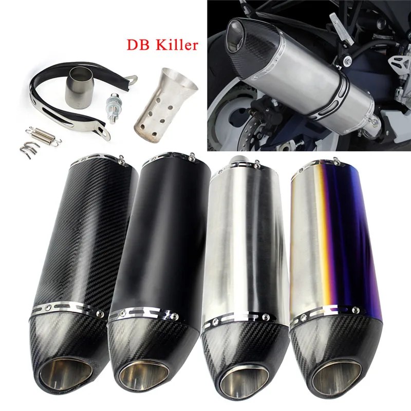 51 мм 38 для cbr650 1000 cb650f gsxr600 750 MT09 универсальная мотоциклетная выхлопная труба из