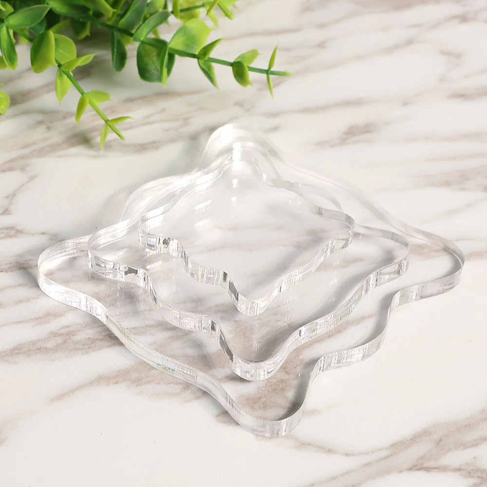 Новая модная прозрачная акриловая подкладка для штампов сделай сам скрапбукинг