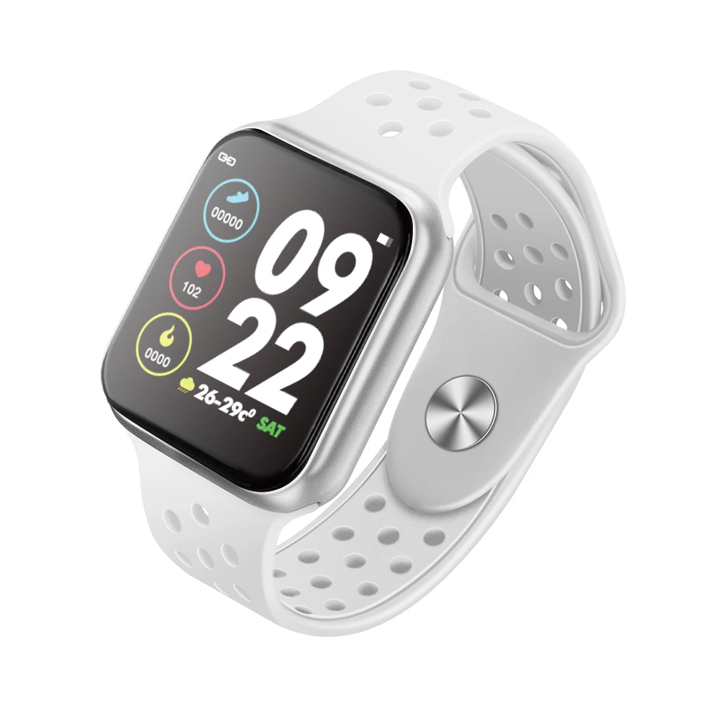 F9 Silvery white F9 спортивные IP67 Смарт-часы фитнес-браслет трекер активности пульсометр кровяное давление для ios Android apple iPhone 6 7 - Цвет: F9 Silvery white