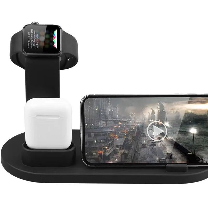 

Wireless charger is suitable for Apple iPhone/iWatch/Airpods three-in-one multi-function fast charging wireless charging stand