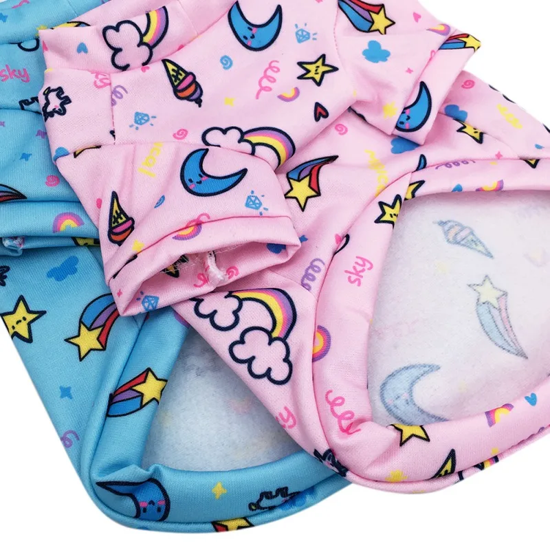 

Autumn Winter Pet Puppy Pullover Cotton Velvet Warm Sweater Fashion Casual Round Neck Hoodies Clothes For Small Medium Dogs