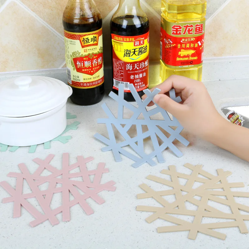 Креативный домашний силиконовый Термоизолированный коврик для подстилки стола