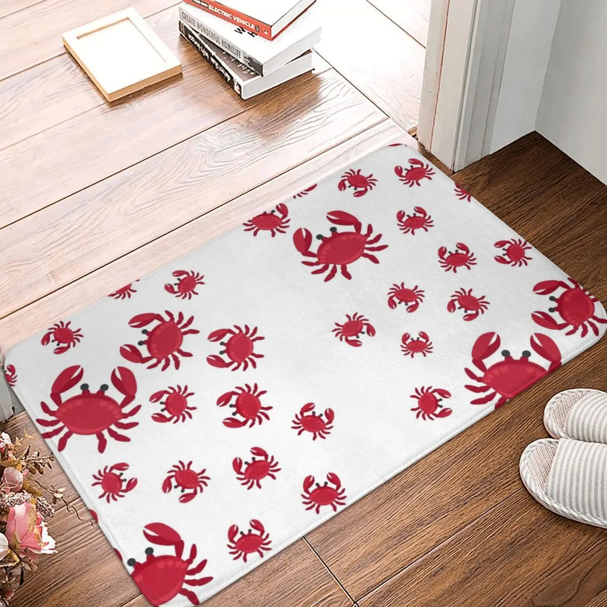 Коврик для ног из крабов и полиэстера нескользящий водостойкий маслостойкий |