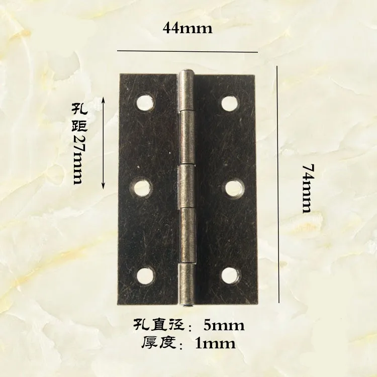 2 шт. антикварная 3-дюймовая шарнирная деревянная коробка подарочная упаковка
