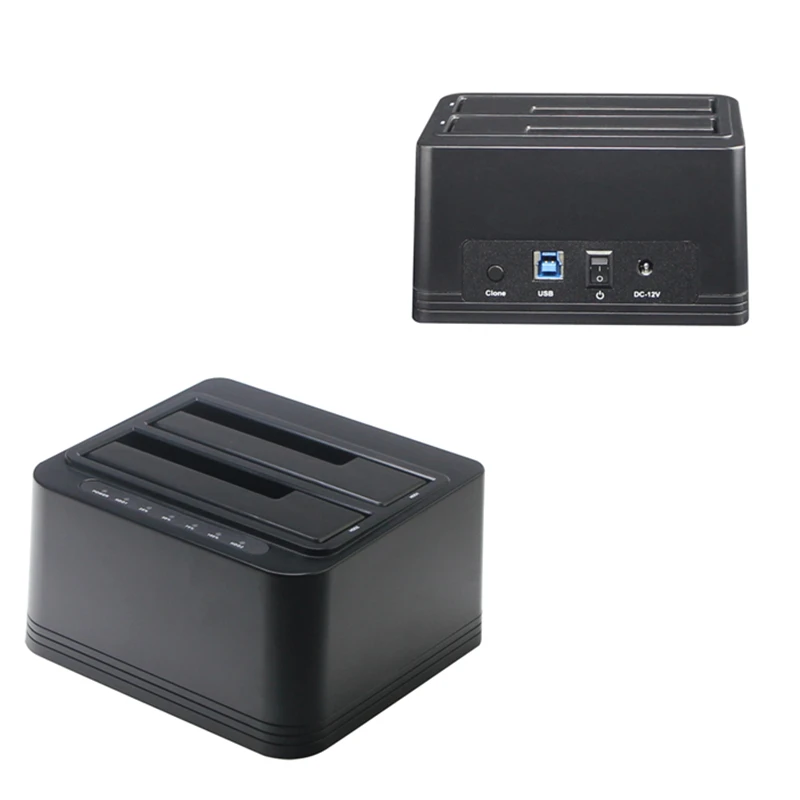 Чехол для двух твердотельных накопителей док станция 2 SATA Hdd 3 5 дюйма USB3.0 функция