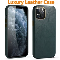 soft leather for iphone 12 pro max case luxury business high quality cover se 2020 11 x xr 8 7 artificial phone back cases