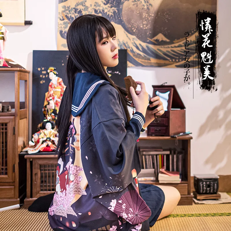

Japanese loose bathrobe the most popular unparalleled beauty Anime haori summer Sunscreen kimono cosplay women