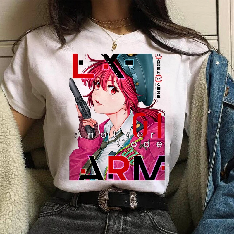 

Ex Arm Anime t shirt Comics Sexy Japanese Kawaii Cartoon Manga Graphic Top Soft Oversized Tee T-Shirt Streetwear