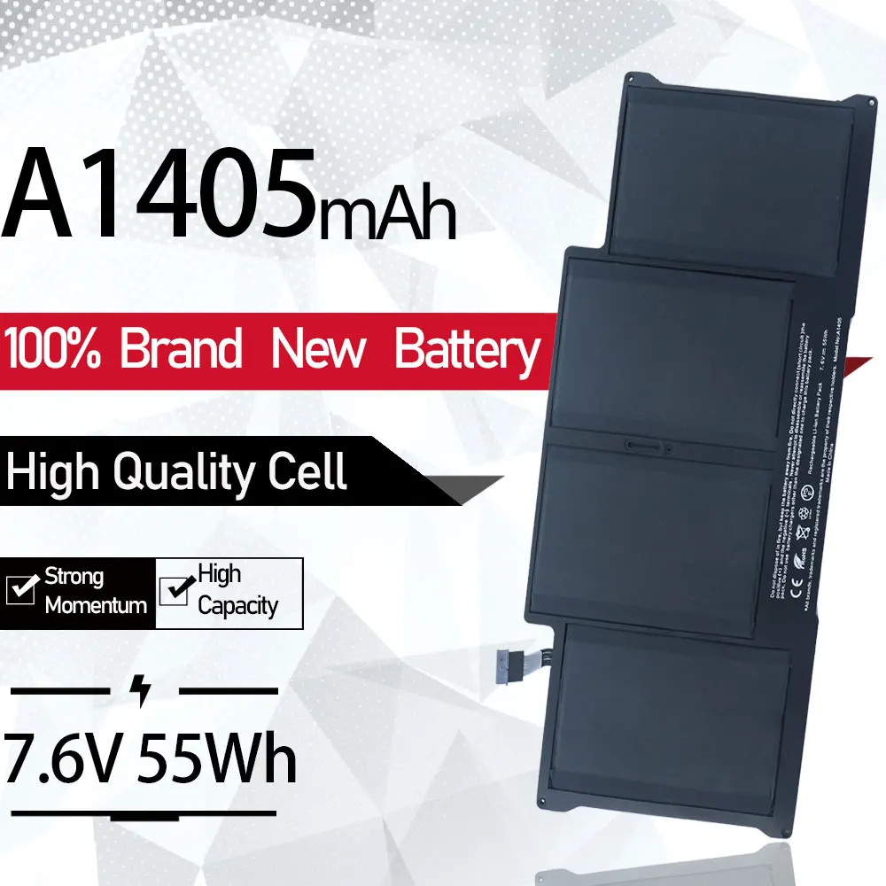 

A1496 Battery For Apple MacBook Air 13" A1466 MD231LL/A MD232LL/A MC503LL/A MC504LL/A MC965LL/A MD760LL/A MC504 MC503 020-7379-A