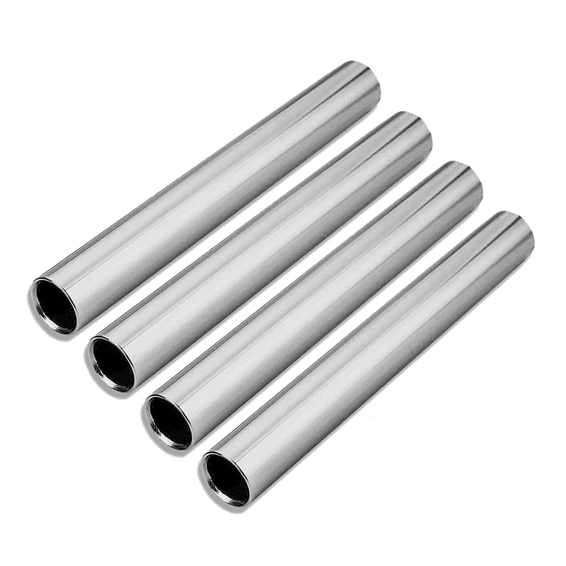 4 PCS Aluminum Relay Batons Track and Field Athletics Running Racing Match Game Sport Tool Training | Спорт и развлечения