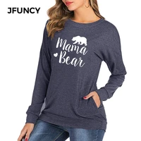 jfuncy 2020 autumn women long sleeve t shirt loose woman tees tops casual lady pullover female t shirts