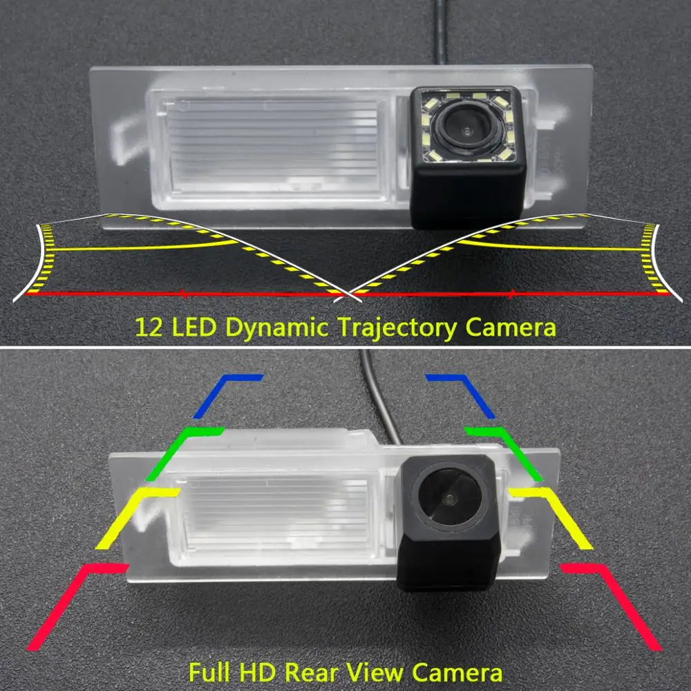 175 градусов рыбий глаз MCCD 12LED HD беспроводной парковочный монитор Автомобильная