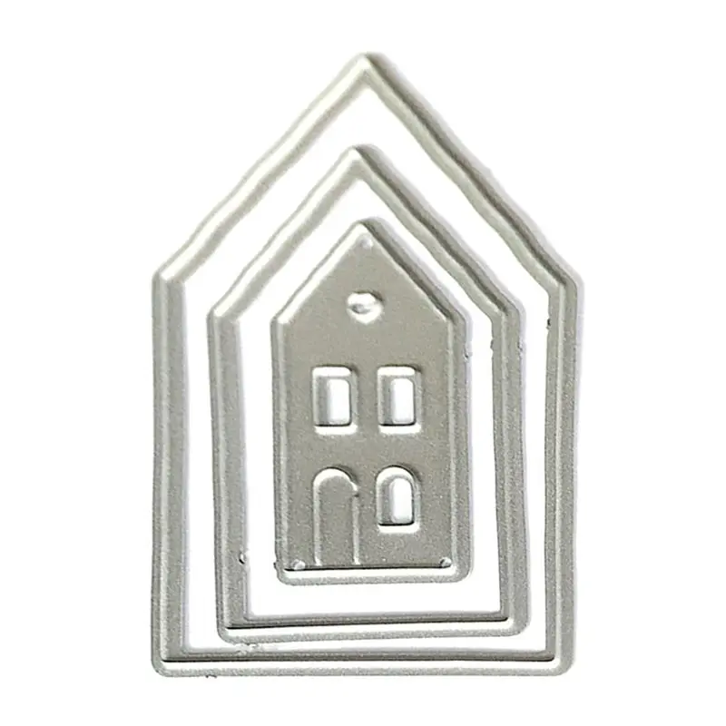 

Дом Металлический Трафаретный вырубной штамп Трафаретный Скрапбукинг Сделай Сам штамп для альбомов Бумага карты тиснение T3LE