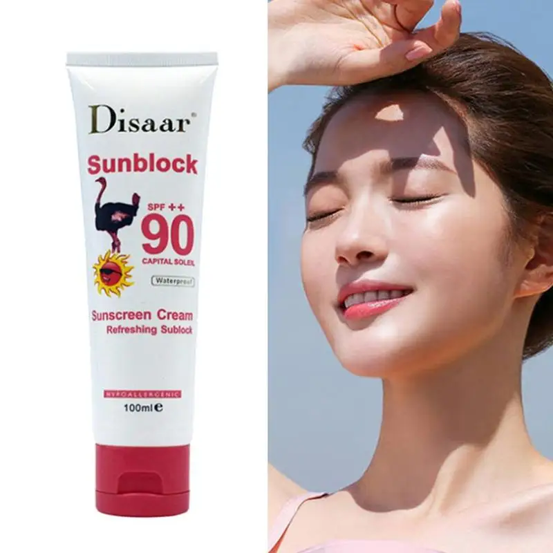 

Oil Control Sunscreen Cream Waterproof Sunblock Foundation Spf90++ Whitening Isolation Moisturizing Collection Face Cream 100ml