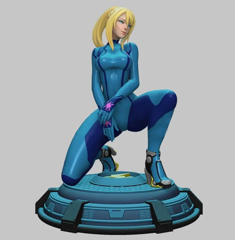 

60mm Resin Model Space Girl Soldier Figure Sculpture Unpainted No Color RW-172