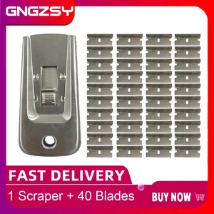 Телефон ЖК клей нож, съемник скребок для Мобильный телефон ремонт экрана планшета чистящий инструмент со стальным и пластиковым лезвием E35 + 40M