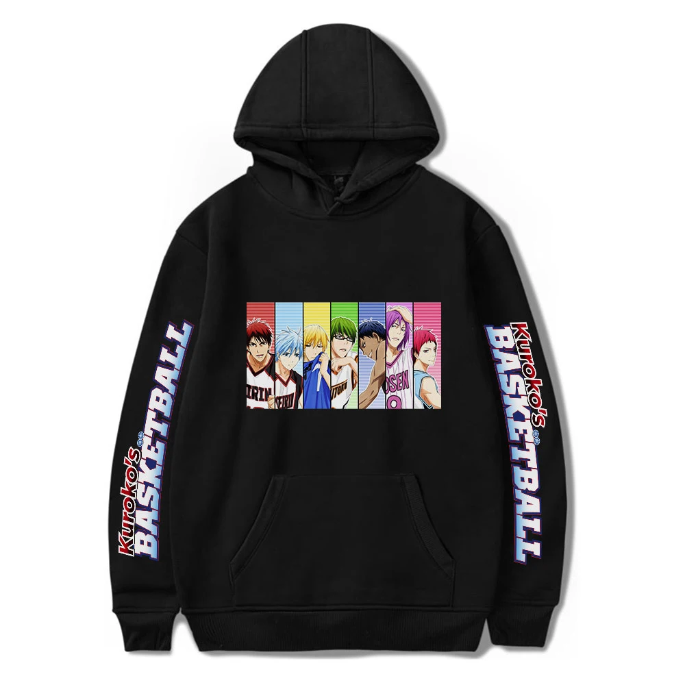 

Kuroko No Basket Basuke Hoodies Anime Kuroko Tetsuya Print Hoodie Men Women Pullovers Cartoon Kuroko 'S Basket Ball Sweatshirt