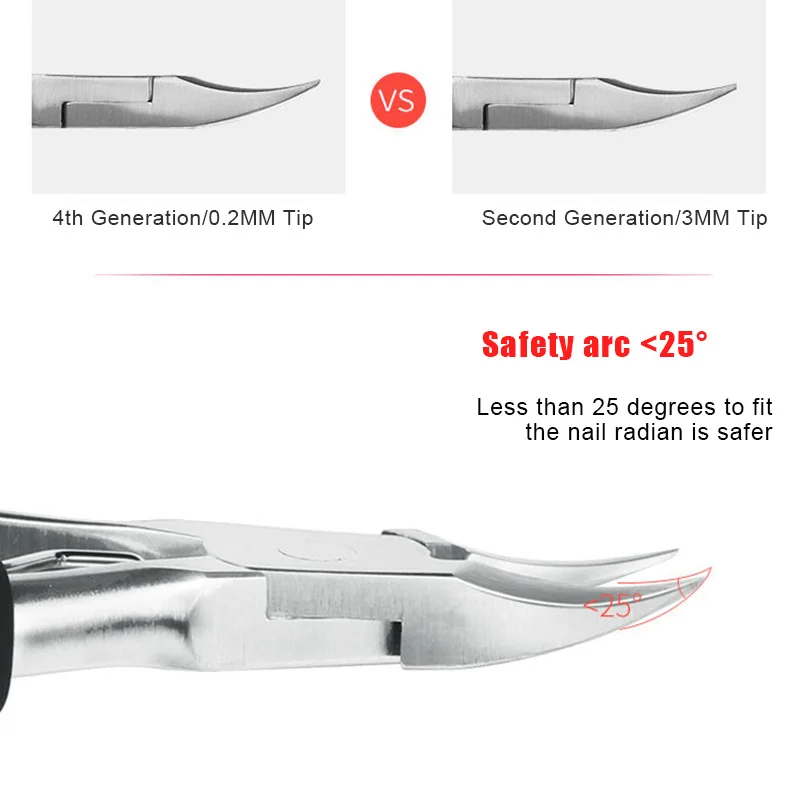 

Professional Heavy Duty Thick Toe Nail Clippers Podiatry Stainless Steel MH88