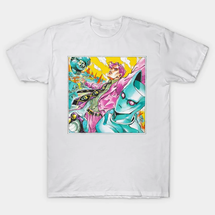 JJBA - Kira Queen/футболка Jojos Необычные приключения футболка отвесное сердце убийца