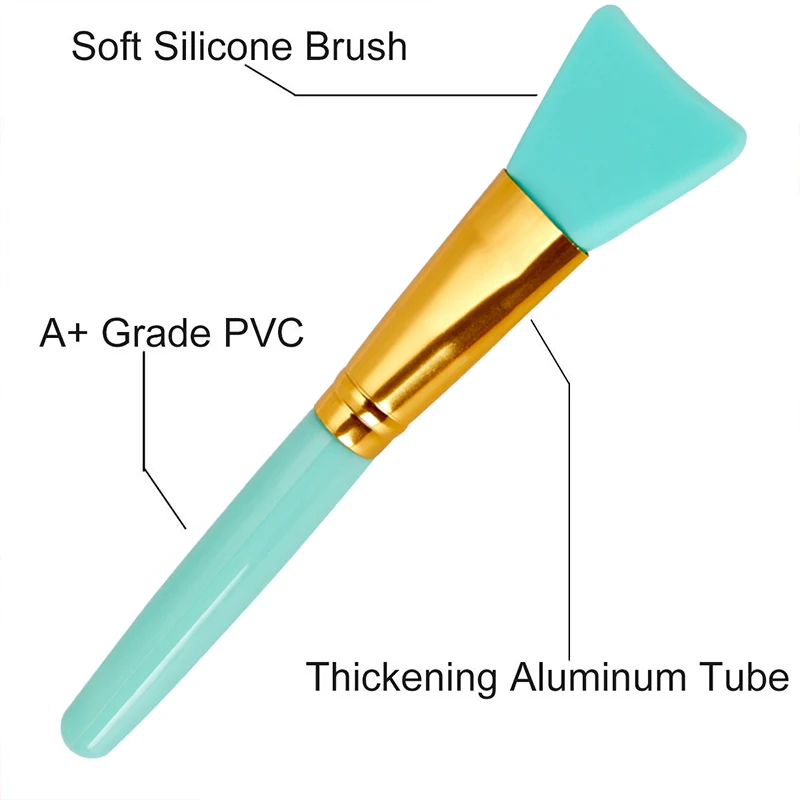 

1PC Facial Mixing Brush Soft Silicone Face Mask Gel Mud DIY Mixing Stirring Brush Facial Skin Care Beauty Cosmetic Brushes tool