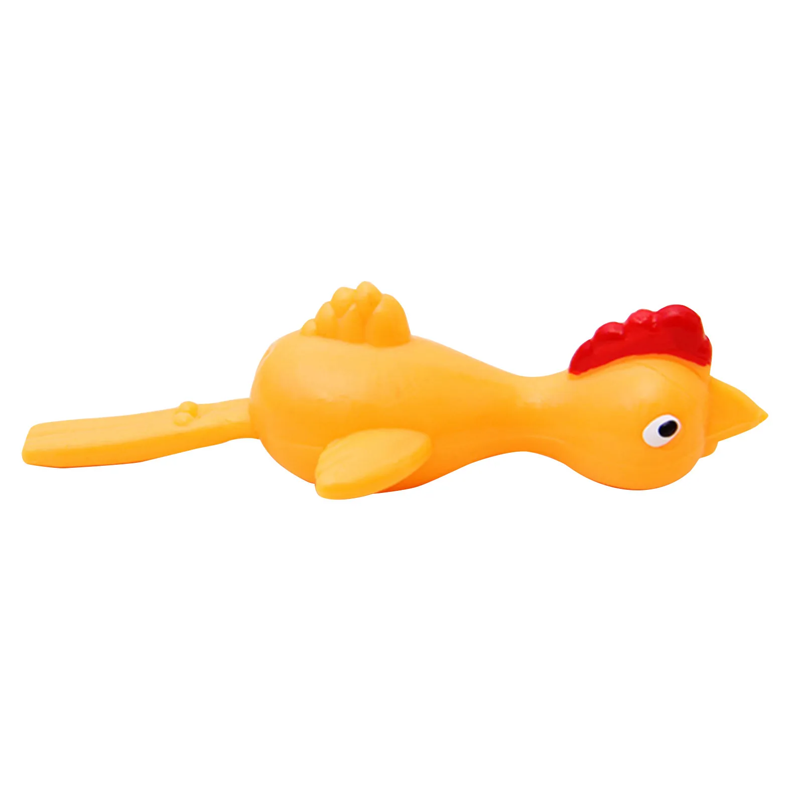 

20 Pcs Creative Ejection Chicken Toy Light Rubber Finger Prank Flying Toy Flying Stress Relief Toys Adult 2021 Birthday Gift