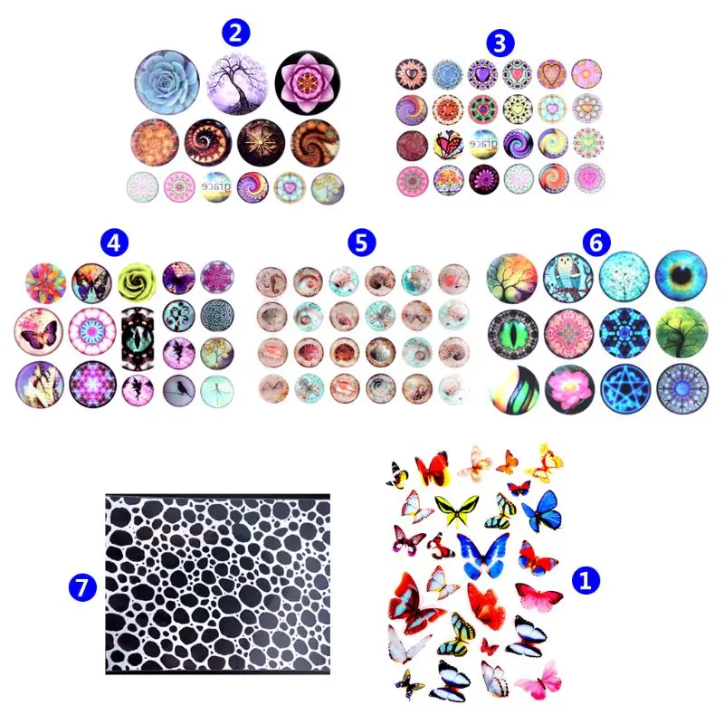 

Epoxy Resin DIY Filling Material Sticker UV Crystal Silicone Molds Making Creative New Stickers