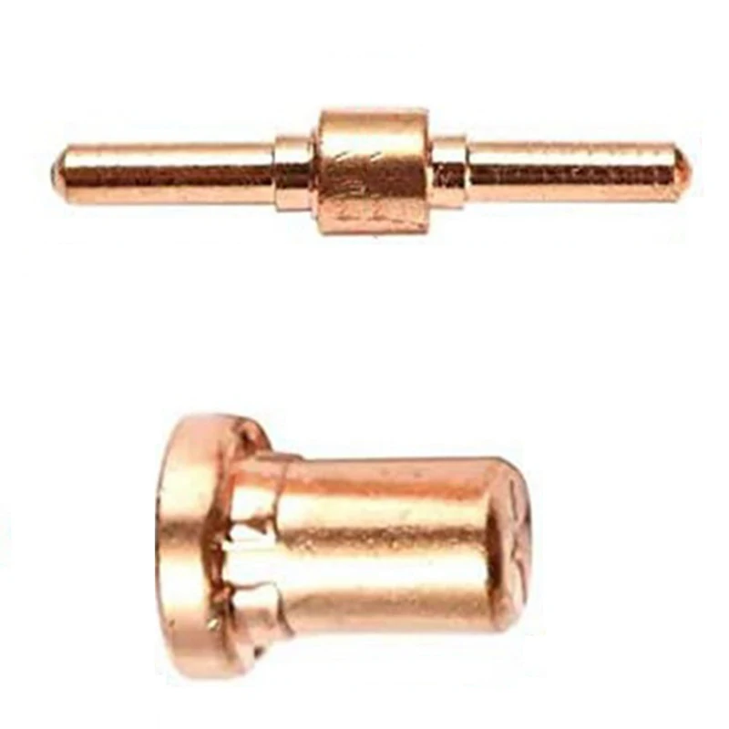 

200Pcs PT-31 JG-40 WSD-LG40 Plasma Electrode Tips Nozzle Extended Shroud Shield Cup Kit ForCUT50D 50 40 Plasma Cutter