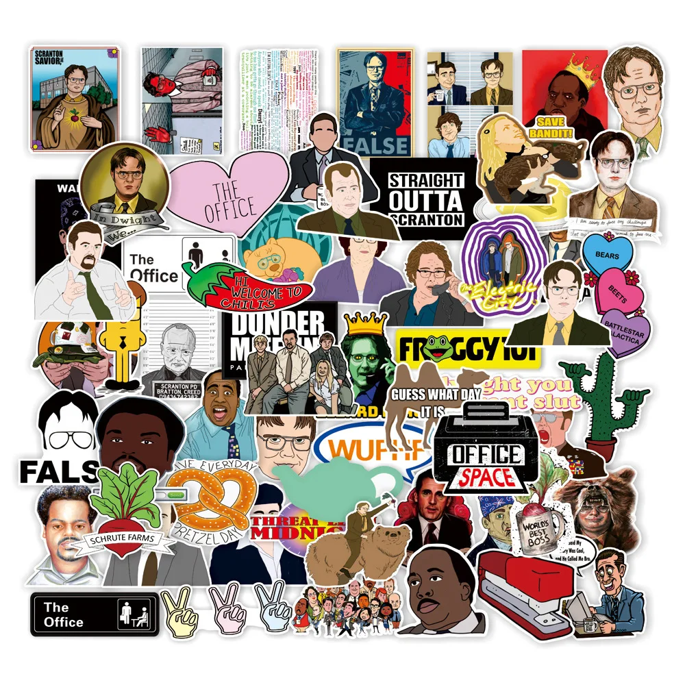 Классические американские драматические офисные наклейки 10/30/50 шт. Стикеры для