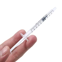 50pcs 1 ml 2 ml disposable syringes pvc water flusher for feeding medicine child pet sterile individual packing