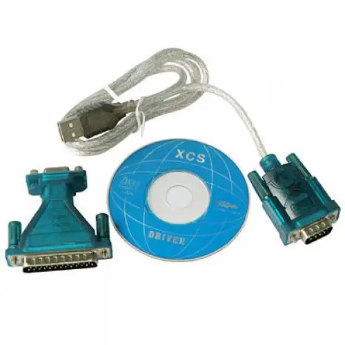 USB 2 0 к последовательному дБ 9 контактный кабель RS232 + 25 параллельных адаптеров