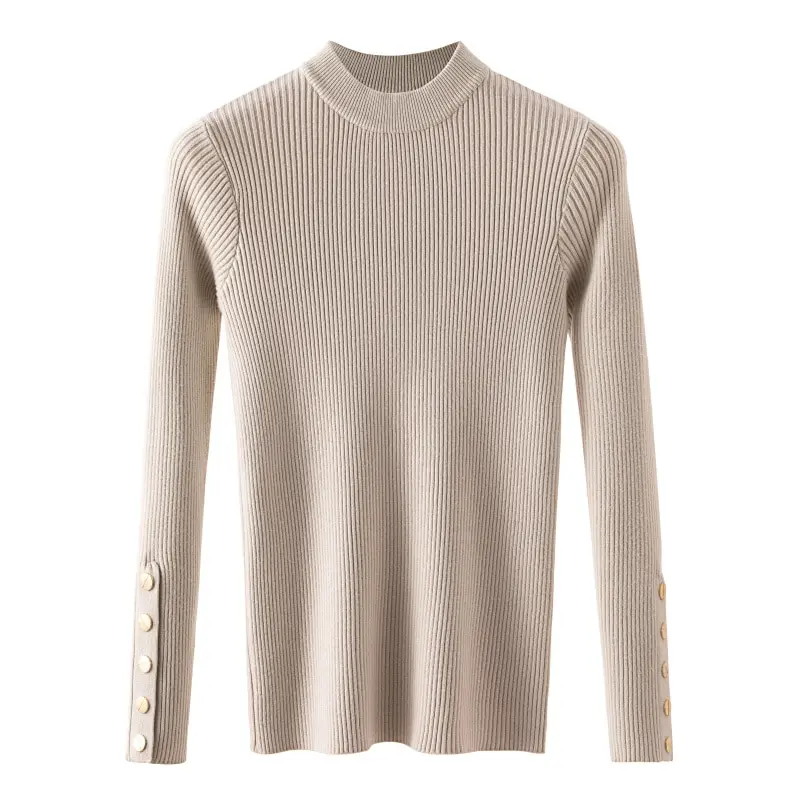

Casual autumn winter womens thick pullover sweater long sleeve o-neck chic Sweater Slim Female Sweater knit tops soft jumper