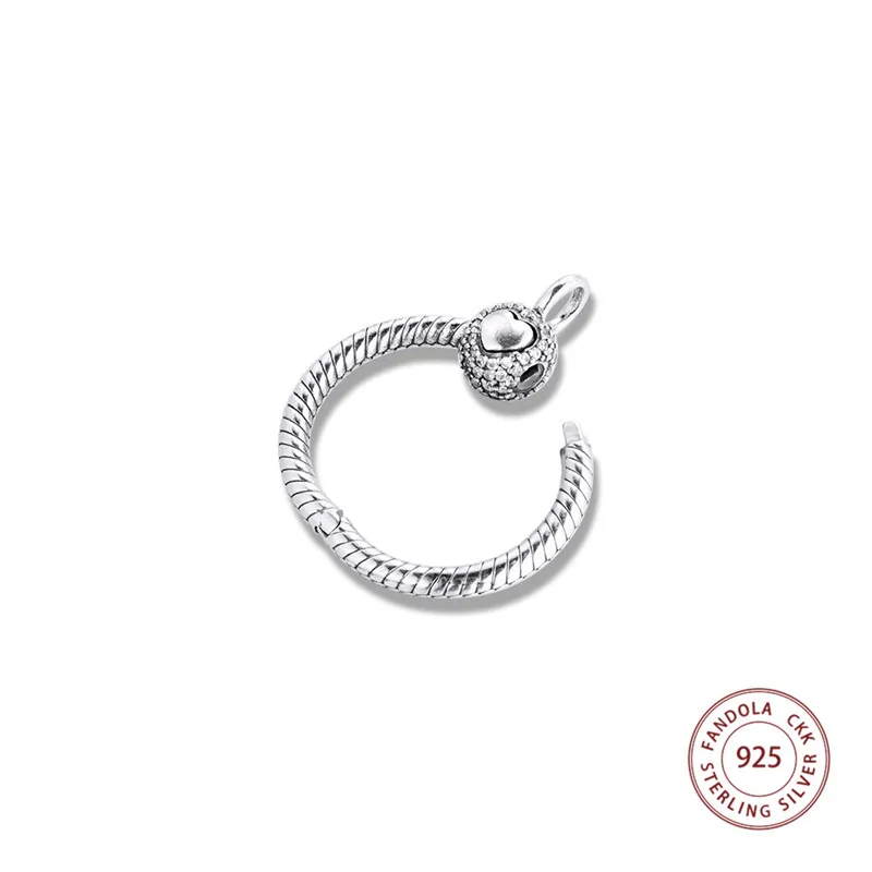 

CodeMonkey 925 Sterling Silver O Pendant With Zircon fit Original 3mm Necklace DIY Charm Bead Jewelry For Women CMN007-25